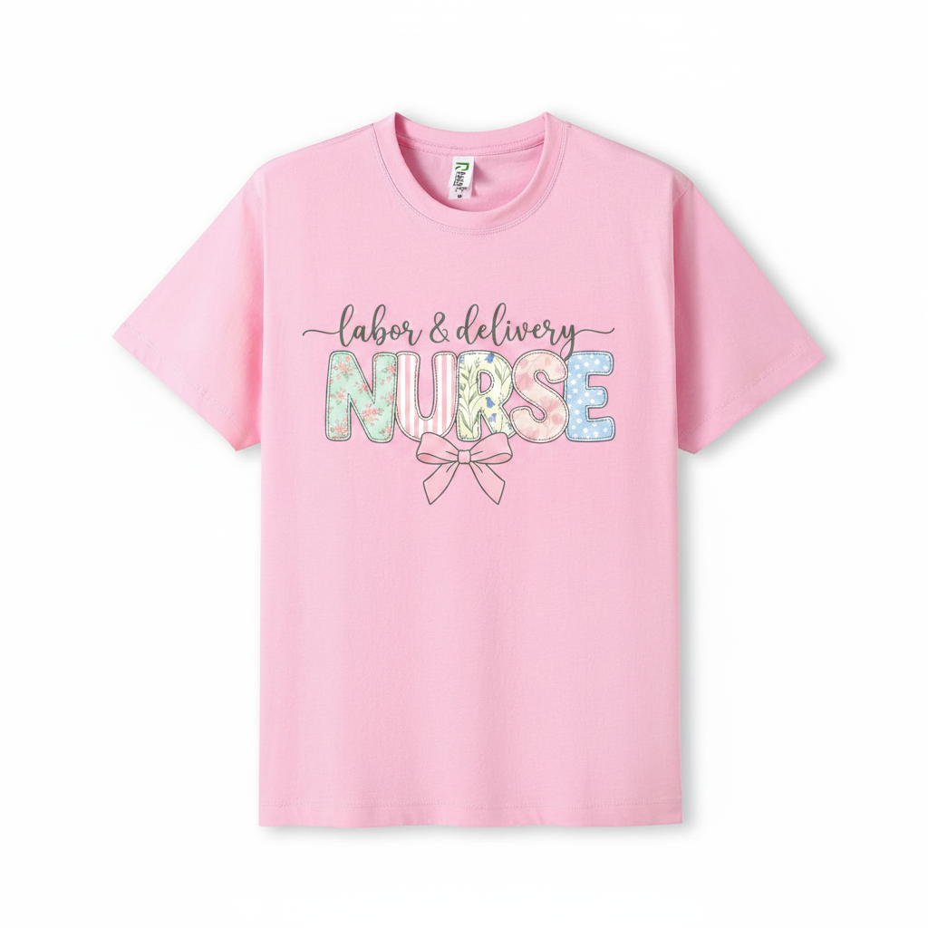 Nurse Floral DTF Print