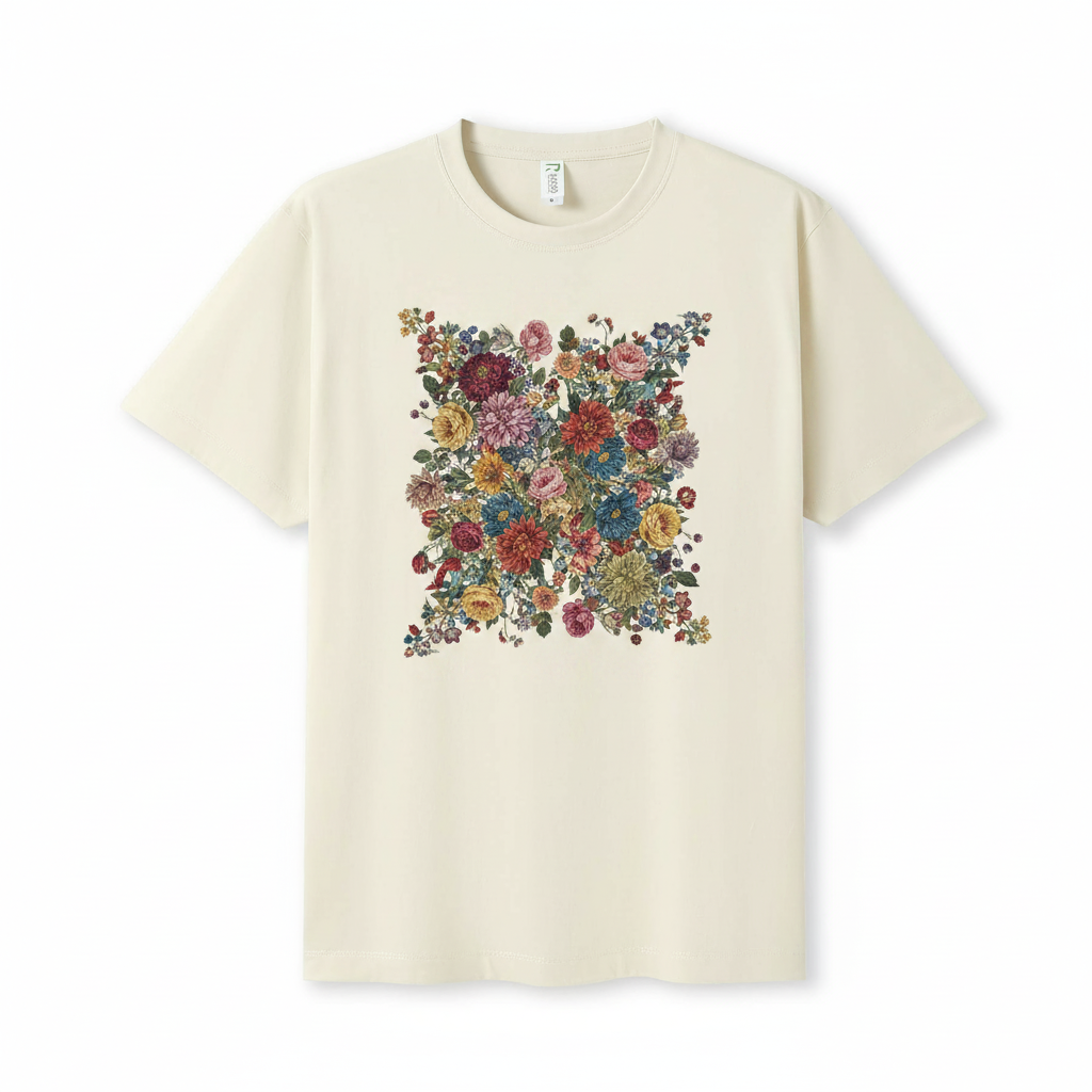 Vintage Floral Pattern DTF Print