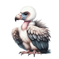 Baby Vulture DTF Print
