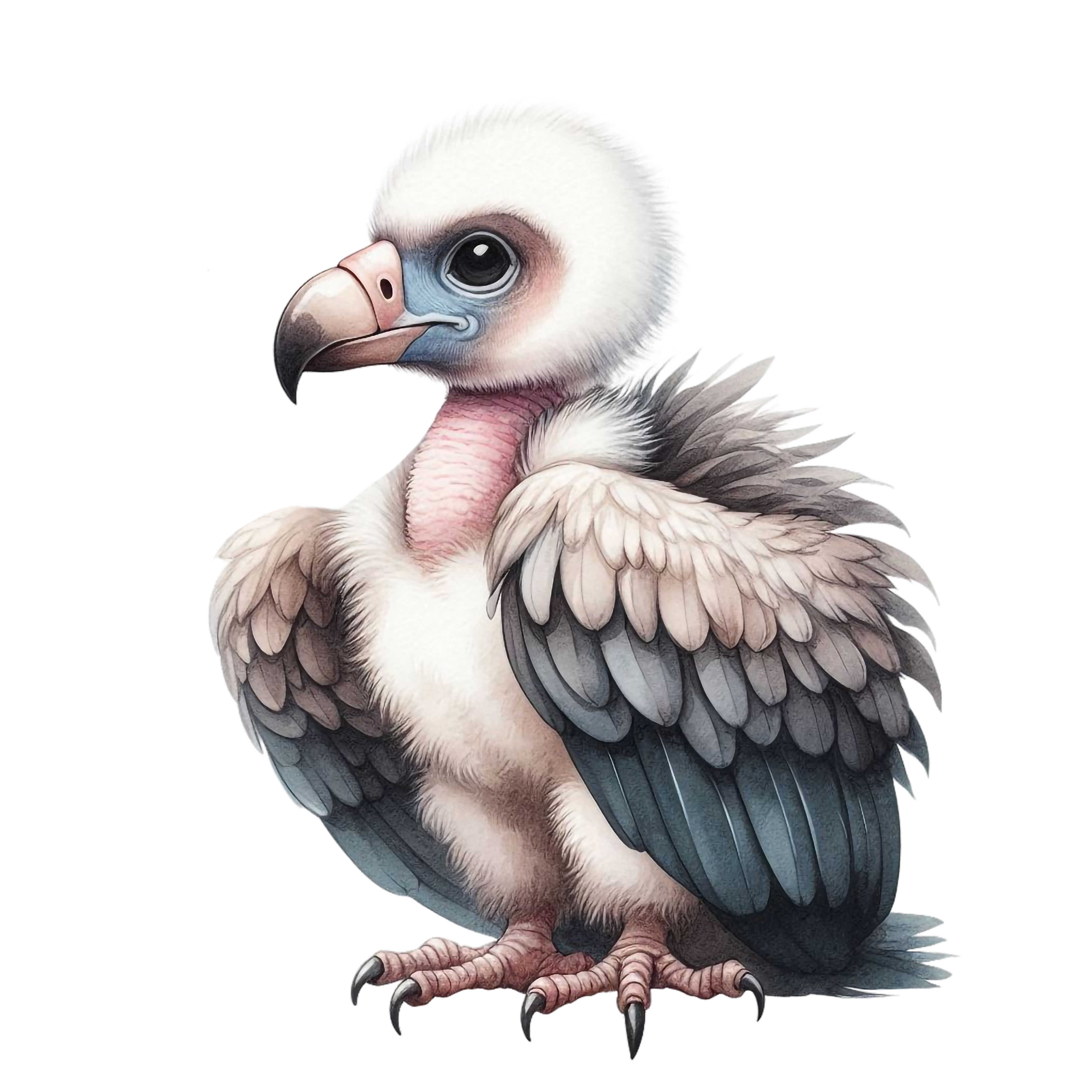 Baby Vulture DTF Print