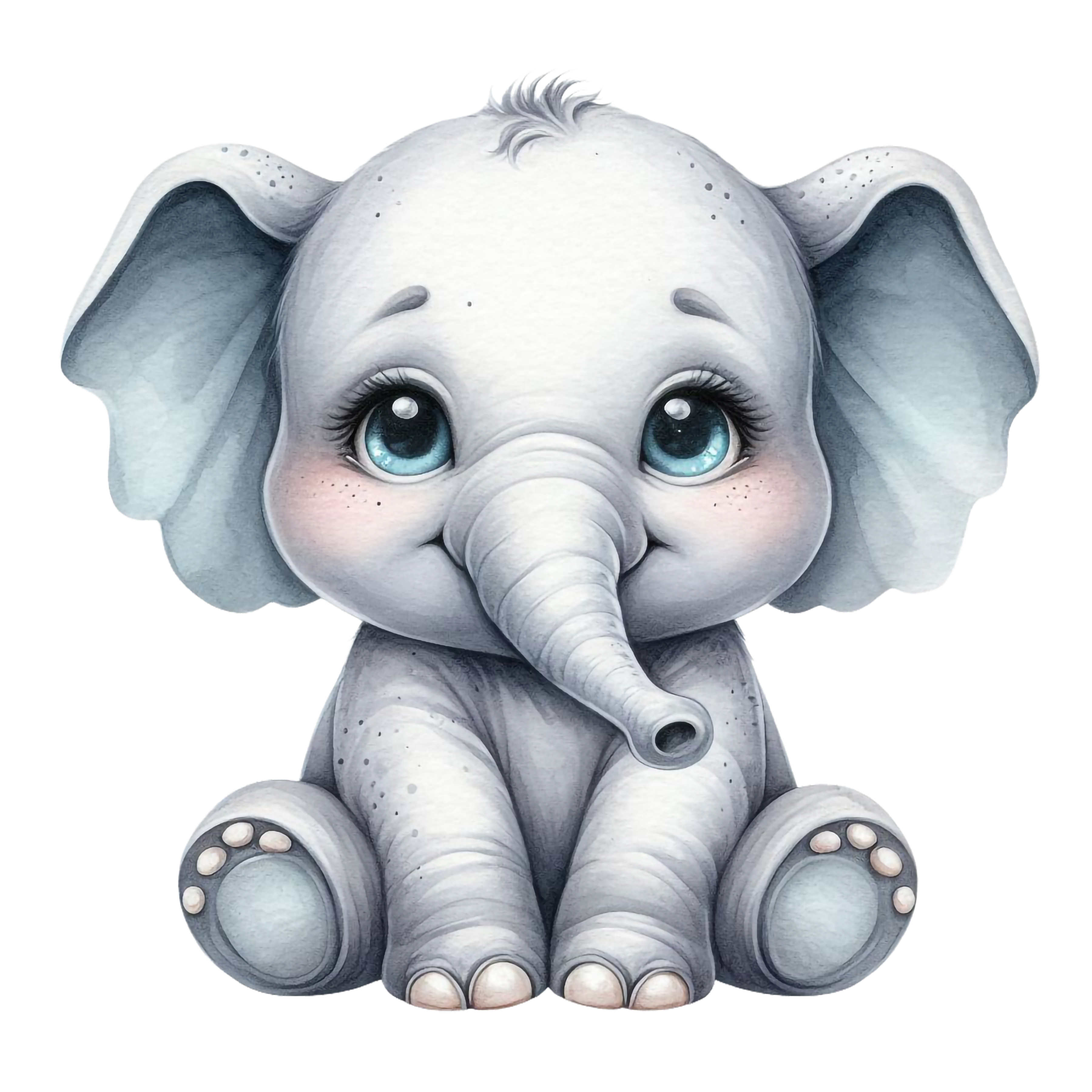 Baby Elephant DTF Print