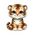 Baby Tiger DTF Print