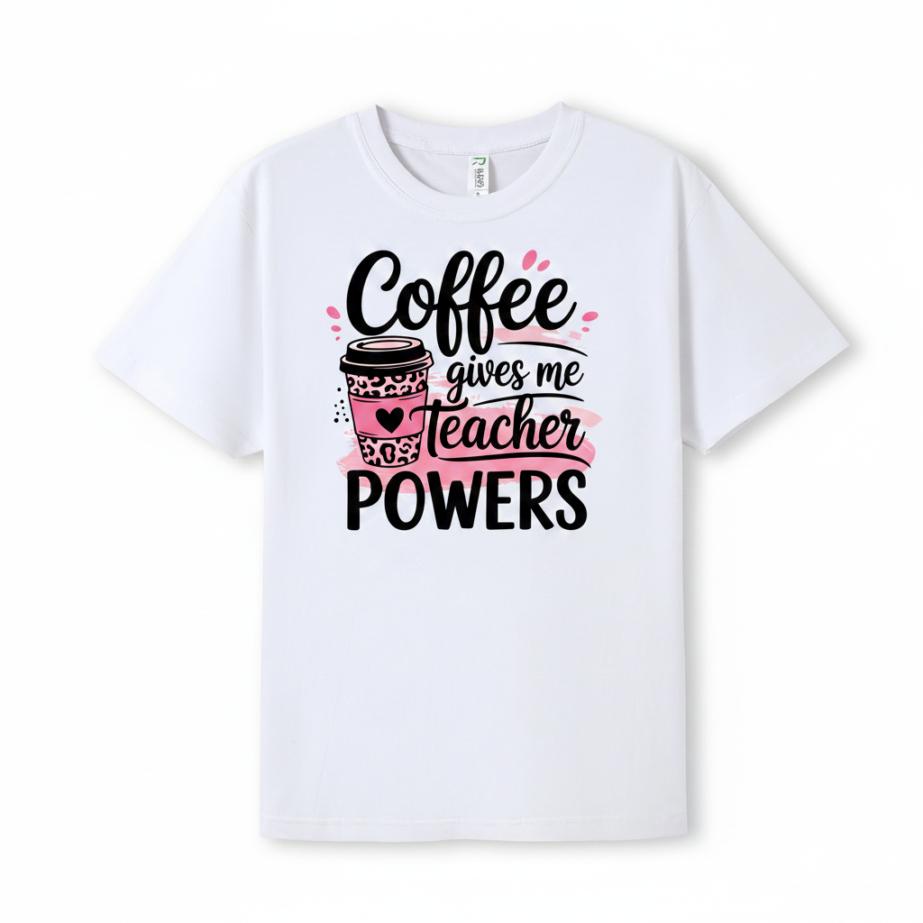 Coffee Make Me Power DTF Print