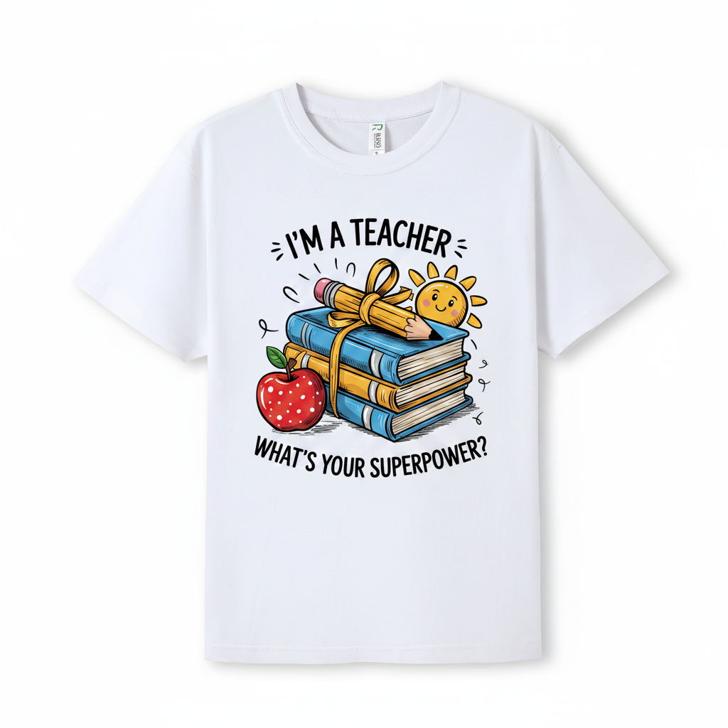 I Am A Teacher What's Your Super Power DTF Print