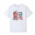 Half Coffee Half Teacher DTF Print