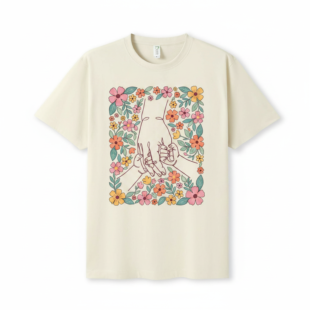Vibrant Floral Art DTF Print