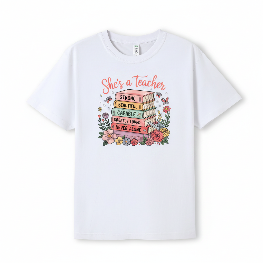 She Is Teacher DTF Print