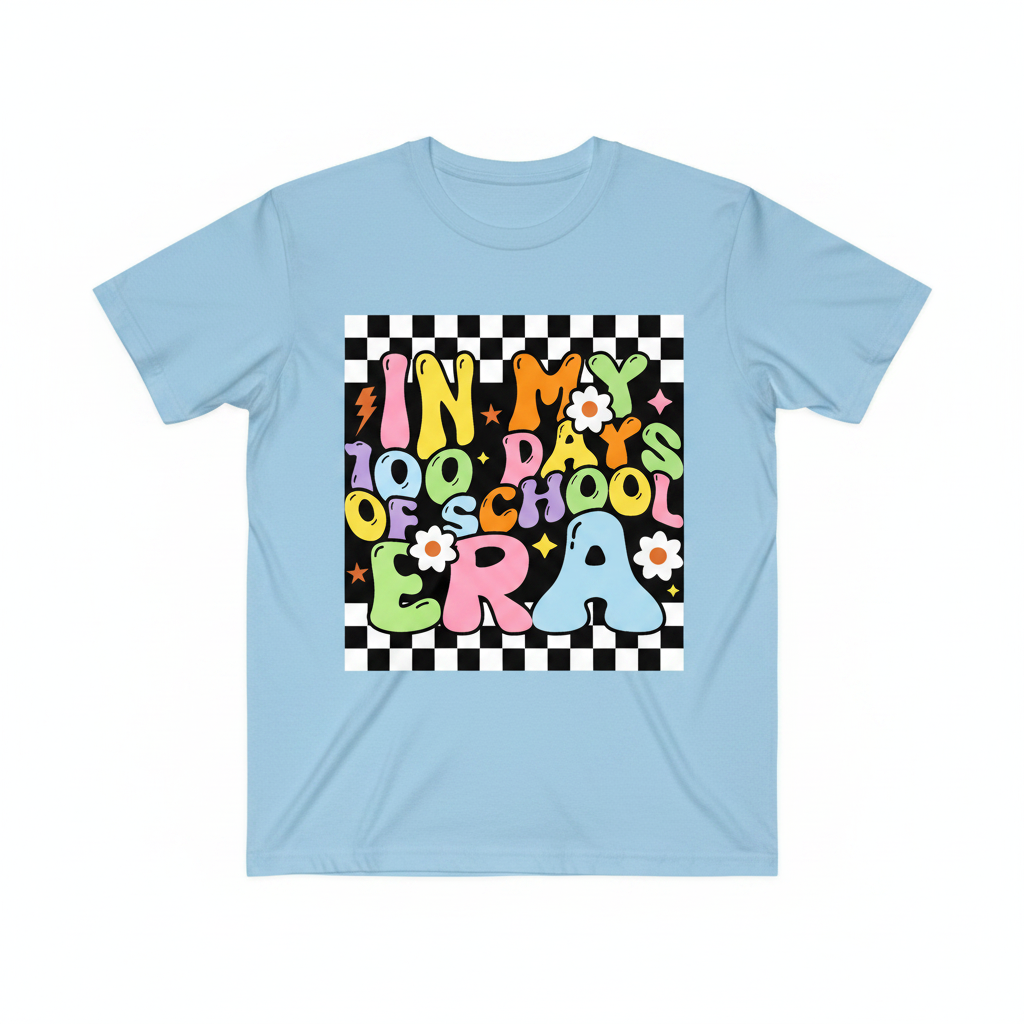In my 100 Days of School Era DTF Print